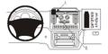 BRODIT MB V-Class/Vito 04-  center mount - qty 1 - ProClip MB V-Class/Vito 04-09 center