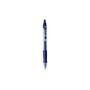 BIC Gel-ocity Grip Retractable Gel Rollerball Pen 0.7mm Tip 0.3mm Line Blue (Pack 12) - 829158