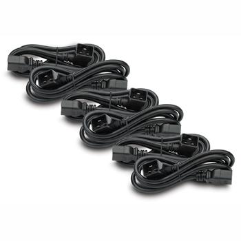 APC Power Cord Kit (6 ea), C19 to C20 (90 degree), 0.6m (AP98892F)