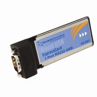 BRAINBOXES ExpressCard 1 Port RS232 (VX-001)