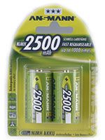 ANSMANN batteri - 2 x C - NiMH (5030912)