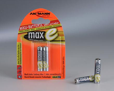 ANSMANN 1x2 maxE NiMH rech. bat. Micro AAA 800 mAh german (5030982)