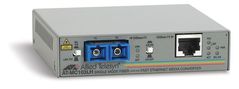 Allied Telesis 100TX (RJ-45) to 100FX (SC) single-mode fiber (40km) media converter 