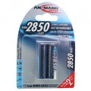 ANSMANN 1x2 NiMH rech. battery 2850 Mignon AA 2650 mAh (5035202)