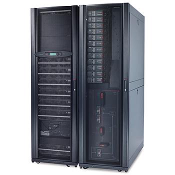 APC Symmetra PX 96kW Scalable to 160kW with Integrated Modular Distribution - Power Array - AC 400 V - 96 kW - 96000 VA - 3-fas - utgångskontakter: 1 - 42U - svart (SY96K160H PD)