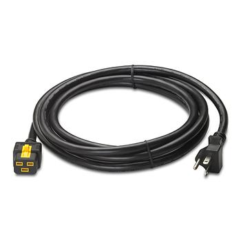 APC - Power cable - NEMA 5-20 (M) to IEC 60320 C19 - AC 120 V - 20 A - 3 m - black - for P/N: SMT2200I-AR,  SMT2200R2I-AR,  SMT3000I-AR,  SMT3000R2I-AR,  SMX2KR2UNCX145 (AP8751)