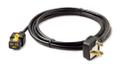 APC Power Cord, Locking C19 to BS1363A (UK), 3.0m