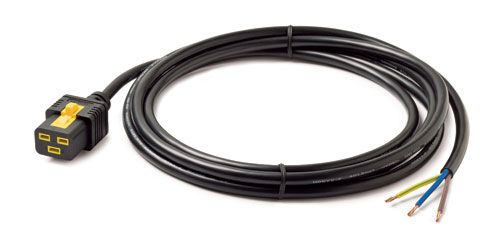 APC Power Cord, Locking C19 to Rewireable,  3.0m (AP8759)