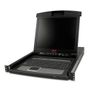 APC 17 inch Rack LCD Console with Integrated 8 Port Analog KVM Switch