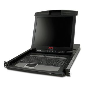 APC 17 Rack LCD Console with Integrated 16 Port Analog KVM Switch (AP5816)