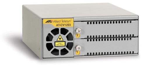 Allied Telesis 2 Slot Converteon Chassis, including 1 external AC power adapter (AT-CV1203-20)