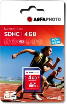 AGFAPHOTO SDHC card          4GB Class 10 / High Speed / MLC (10424)
