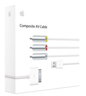 APPLE Composite AV cable for iPod (MC748ZM/A)