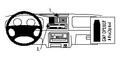 BRODIT Bilbrakett Suzuki Wagon/Center mount/98- - qty 1