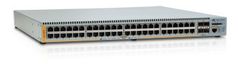 Allied Telesis ALLIED 48 Port PoE+ Gigabit Advanged Layer 3 Switch with 4 unpopulated SFP Ports and 2 unpopulated SFP+ Ports without Power-Supp