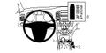 BRODIT Bilbrakett Opel Insignia/ Console mount /09-11