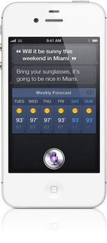 APPLE iPhone 4S 16GB Hvit Uten bindingstid (MD239B/A)