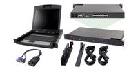 APC 2X1X16 IP KVM with APC 17" Rack LCD (KVM-BN001)
