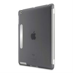 Belkin Snap Shield Secure - Eske for nettbrett - plastikk - røyk - for Apple iPad (3. generasjon) (F8N745CWC00)