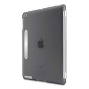Belkin Snap Shield Secure - Eske for nettbrett - plastikk - røyk - for Apple iPad (3. generasjon)