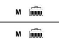 CISCO - Nätverkskabel - RJ-45 (hane) till RJ-45 (hane) - 1.8 m - gul - för Cisco 1600, 1720, 2610, 2611, 2612, 2620, 2621, 900