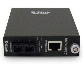D-LINK Fast Ethernet Konverter 10/100TX zu 100FX MM  (SC) 2km (DMC-300SC/E)