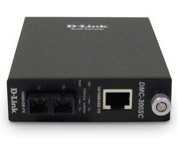 D-LINK MEDIA CONVERTER 10/ 100MBPS TP-100MBPS FIBER MM SC 2KM ACCS (DMC-300SC/E)