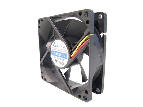 CHIEFTEC AF-0825S 80mm Fan w/ 3/4-pin motherb connector (AF-0825S)