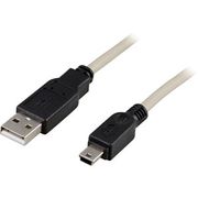 Deltaco USB 2.0 cable Type A male, Type A male 3m