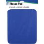 DELTACO mouse pad, thick rubber, 6mm, blue