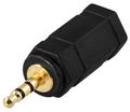 DELTACO Multimediaadapter 3,5mm ho - 2,5mm stereo ha