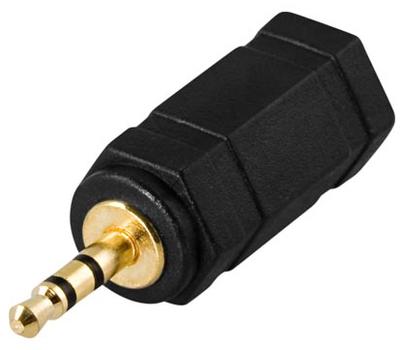 DELTACO Multimediaadapter 3,5mm ho - 2,5mm stereo ha (AD-3)