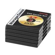 HAMA DVD-Box Dubbel Svart 5-pack