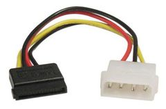 DELTACO 4pin Molex til 1xSata Strømadapter