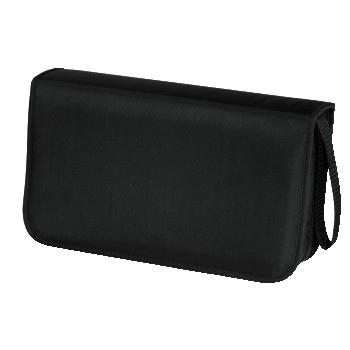 HAMA CD WALLET NYLON 80, BLACK  (00033832)