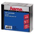 HAMA 1x5 CD-Box Jewel-Case 44744