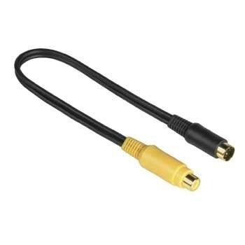 HAMA Adapter S-VHS-RCA Hane-Hona Svart 0.2m (45019)