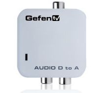 GEFEN Audiomuunnin - GefenTV Digital Audio to Analog Adapter (GTV-DIGAUD-2-AAUD)