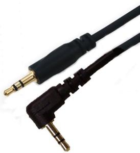 1MAG Audio-kabel  3,5mm Jack  M/M  Sort  Vinklet   15,0m (MM-KK-15V)
