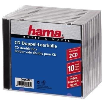 HAMA CD Double Box 10er Jewel-Case                 44747 (44747)