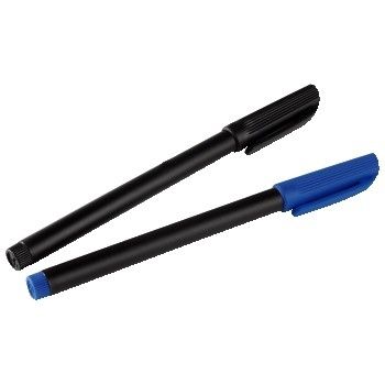 HAMA CD/DVD Marking Pens, 2 pcs black , blue              51199 (51199)