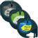 DYMO Letratag Starter Pack Pap./ Plastik gelb, Metall silber