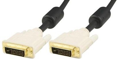 DELTACO DVI cable Black 2m (DVI-600A-K)