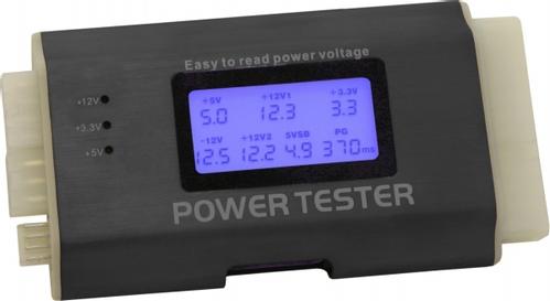 DELOCK strømforsyningstester 24 pin type 3 med LCD (18159)