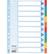 ESSELTE Divider  Card A4 10 tabs Multicolour