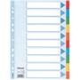 ESSELTE Divider  Card A4 10 tabs Multicolour