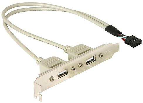 DELOCK Slotblech intern USB 5p (71000)