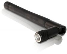 DELOCK WLAN antenni RP-SMA, 2 dBi,ympärisäteilevä, 802.11 b/g/n, musta