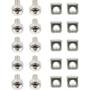 DELTACO TOTEN, M6 screw set, star, (washers + screws + nuts) 10-pack
