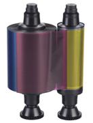 EVOLIS Half-panel color ribbon – YMCKO - 1 - gul, cyan, magenta - utskriftsbånd (farge, halvpanel)